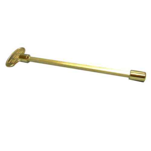 Blue Flame 3 in Universal Gas Valve Key Polished Brass Fireplace Chrome